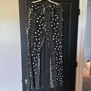 NOBO Floral micro flare yoga pants